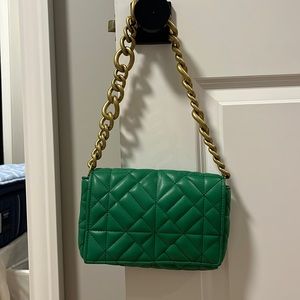 Green Zara shoulder bag
